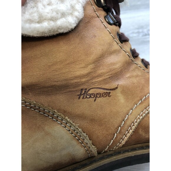 Vintage Hooper Womens Brown Leather Lace Up After Ski Boots Size EU 39 - Picture 7 of 10
